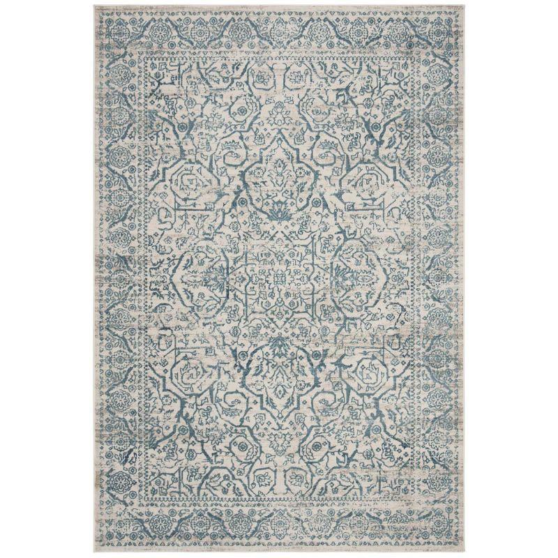 Princeton PRN714 Power Loomed Indoor Area Rug - Blue/Beige - 5'3"x7'6" - Safavieh.
