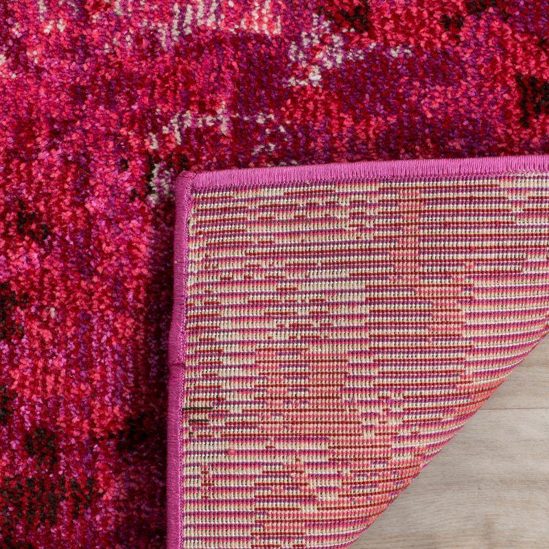 Monaco MNC225 Power Loomed Indoor Area Rug - Fuchsia - 8'x11' - Safavieh