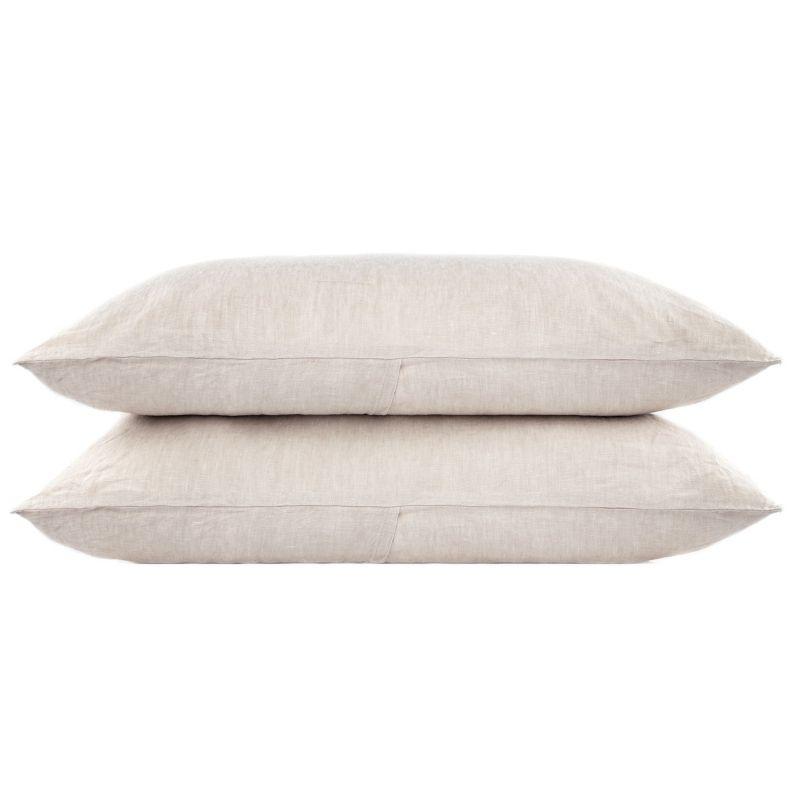 100% French Linen Pillowcase Set