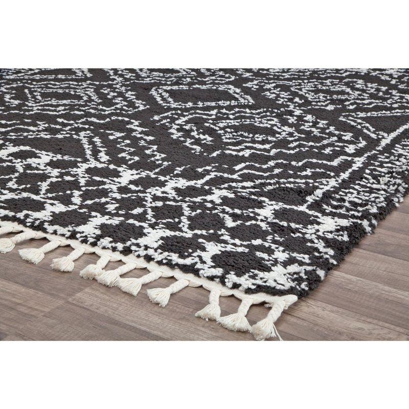 Mason Shag Tribal Sable Area Rug