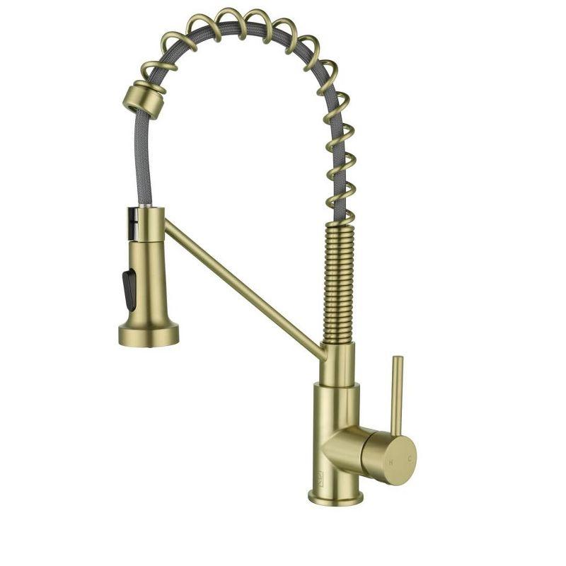 Elegant Lighting Yara Pull Down Spray Kitchen Faucet