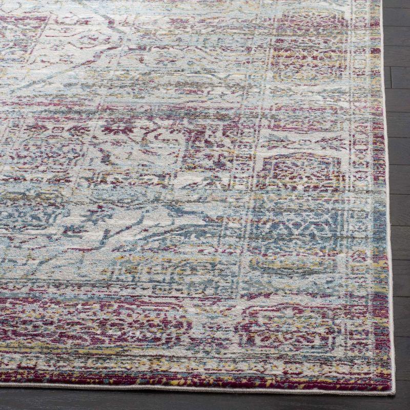Aria ARA179 Power Loomed Area Rug - Red/Creme - 4'x6' - Safavieh.