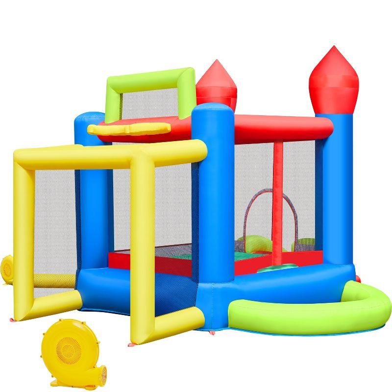 11.2' x 9.6' Bounce House with Slide and Air Blower