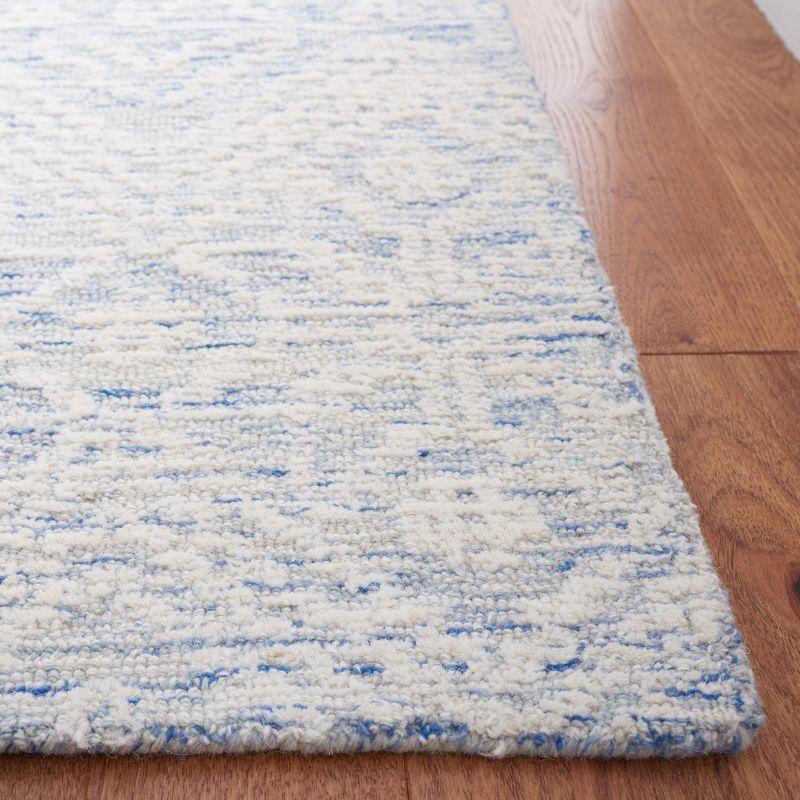 Ivory Elegance Square Hand-Tufted Wool Rug 6' x 6'