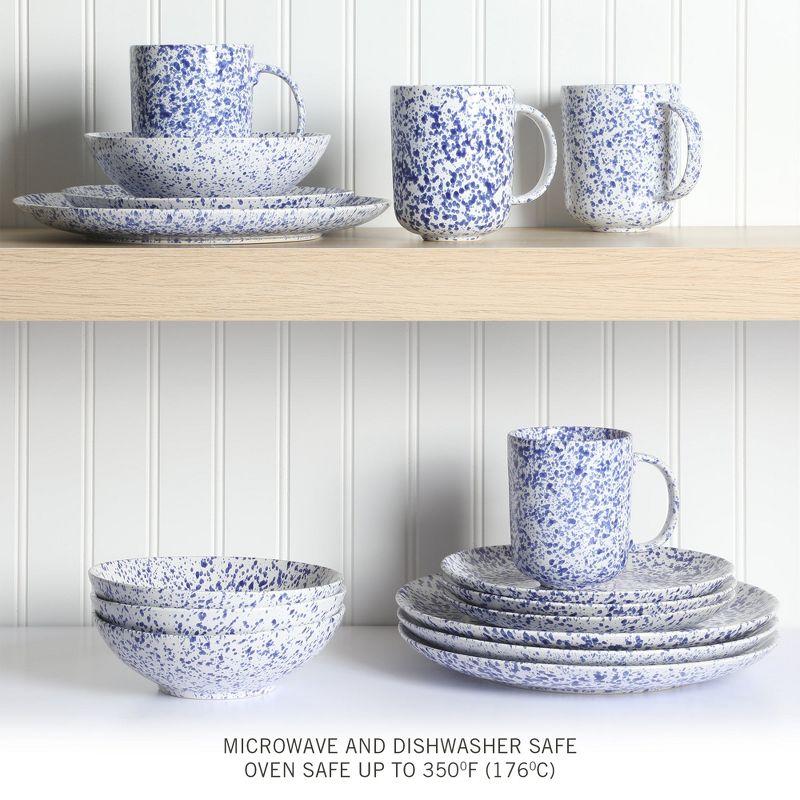 Warham Stoneware Dinnerware Set - Service for 4
