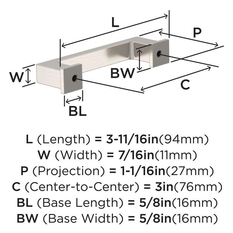 Amerock Bridgeport Cabinet or Furniture Pulls, 10 Pack