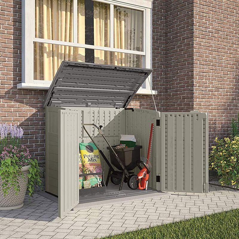 Suncast Outdoor Resin Horizontal Storage Shed