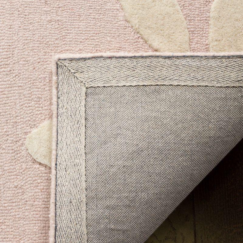 Safavieh Kids Daisy SFK914 Hand Tufted Indoor Area Rug - Pink/Ivory - 5'x7' - Safavieh