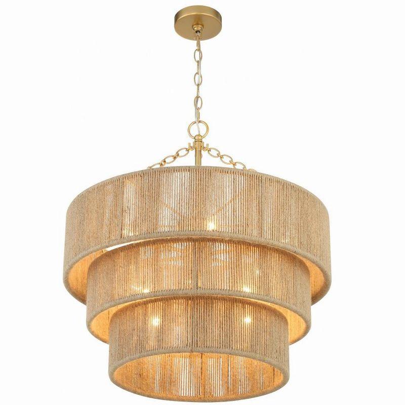 Crystorama Lighting Shyla 10 - Light Chandelier in  Soft Gold