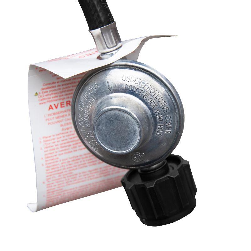 Sol 7.5' Stainless Steel Outdoor Patio 40,000 BTU Propane Heater with Wheels for Commercial & Residential Use