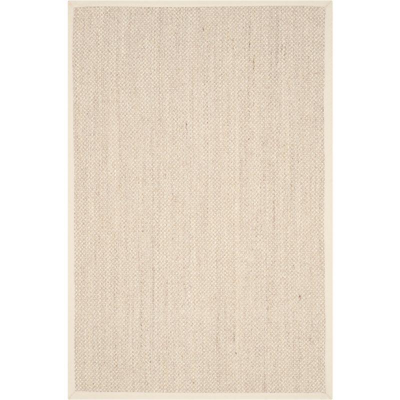 Gray Hand-Knotted Sisal 2' x 3' Area Rug