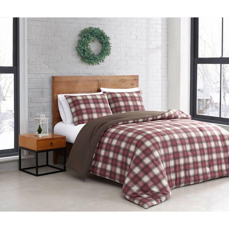 Eddie Bauer Eddie Bauer Navigation Plaid Cotton Reversible Comforter Set