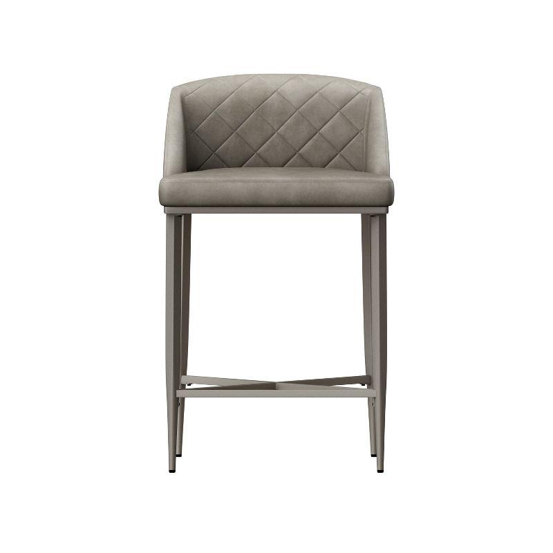 Set of 2 Phoenix Counter Height Barstool with Diamond Stitch Detail - Hillsdale Furniture