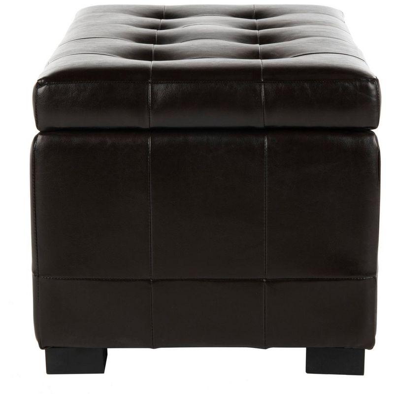 Small Manhattan Storage Bench - Brown - Safavieh