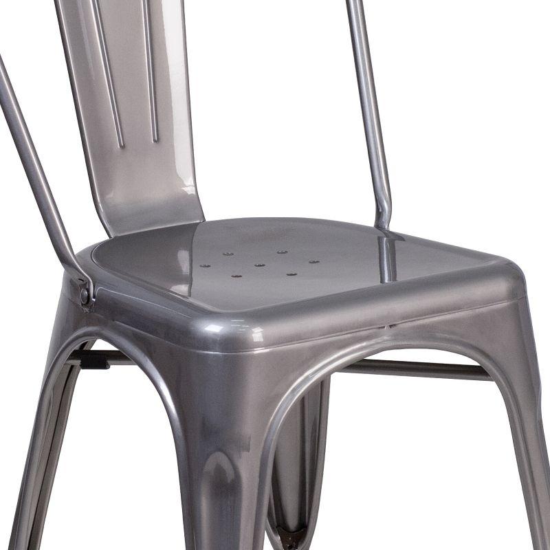 Metal Stacking Side Chair