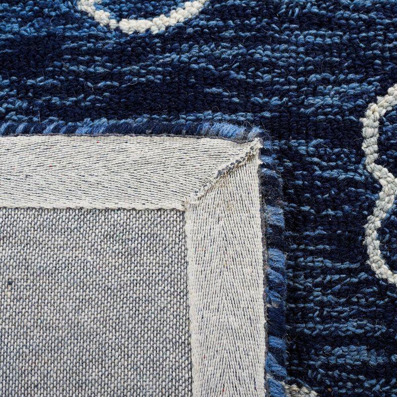 Jardin JAR602 Hand Tufted Runner Rug - Navy/Ivory - 2'3"x9' - Safavieh.