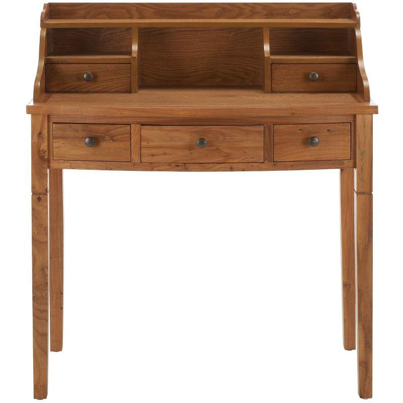 Landon Writing Desk - AMH6516 - Oak - Safavieh Couture