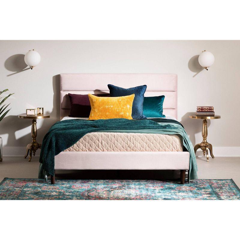 Maliza Upholstered Complete Platform Bed