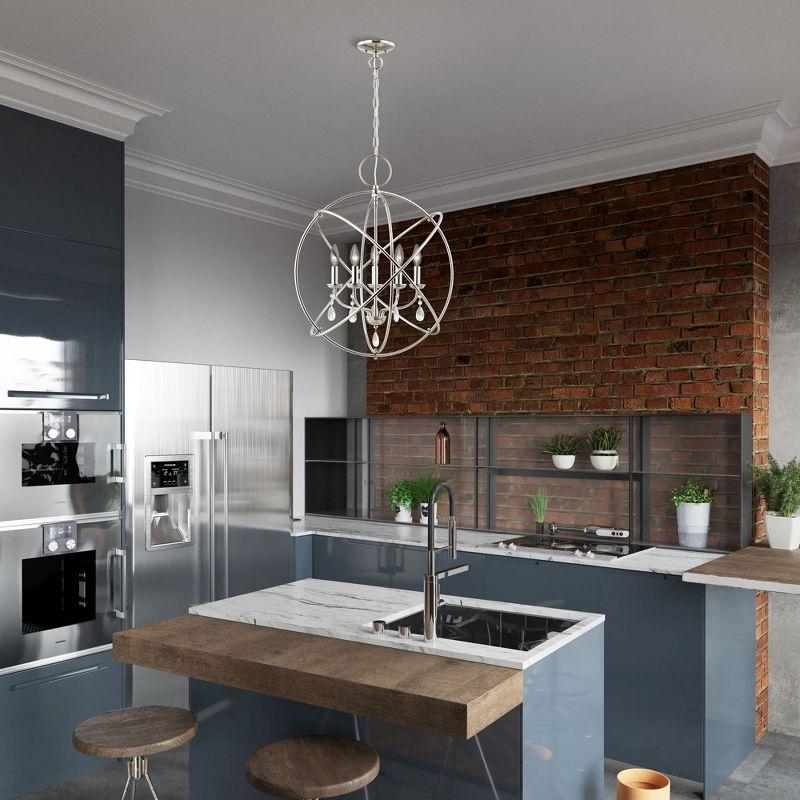 Aria 5 - Light Dimmable Globe Chandelier