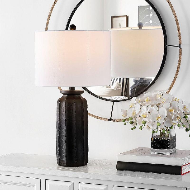 Candri 26" Table Lamp - Matte Black - Safavieh.