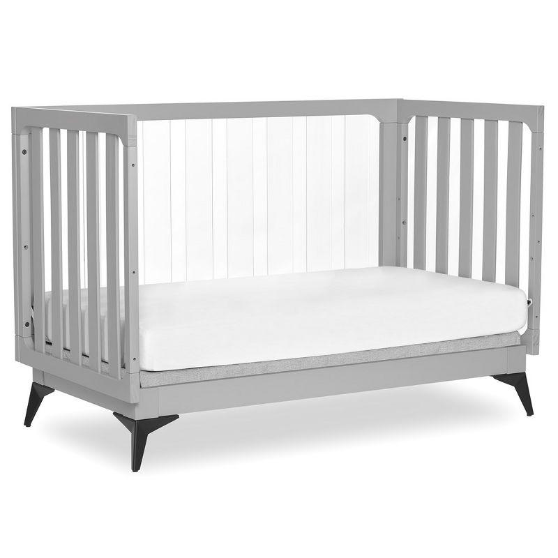 Evolur Acrylic Millennium 4 in 1 Convertible Crib