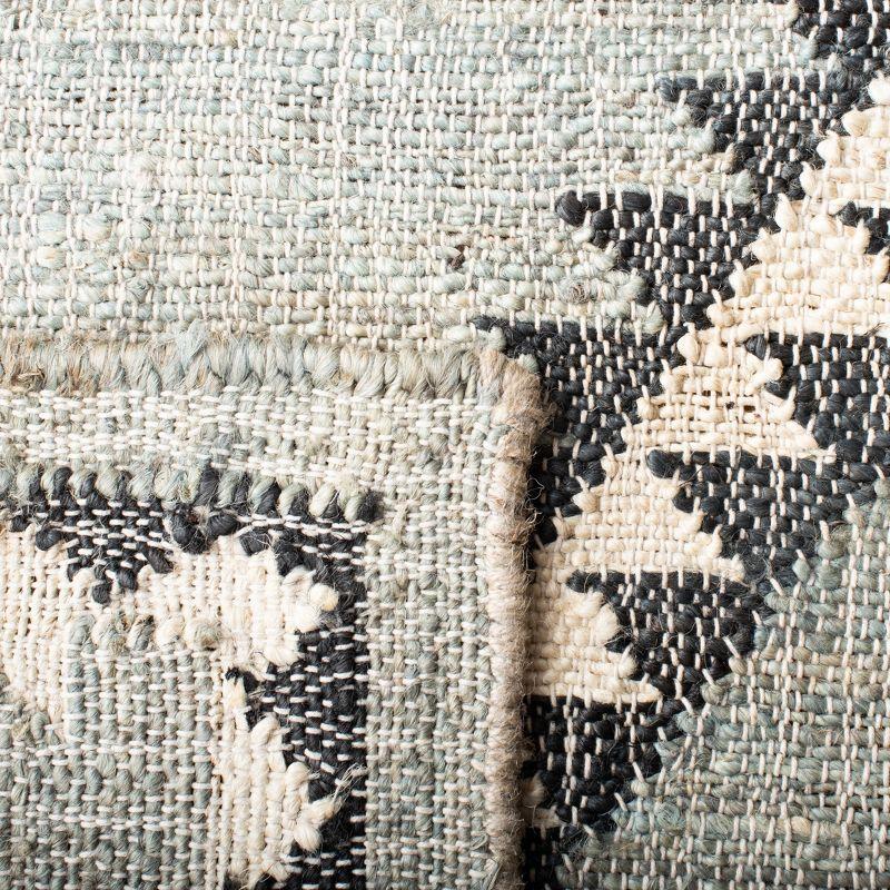 Kilim KLM761 Hand Woven Area Rug - Blue/Black - 8'x10' - Safavieh.