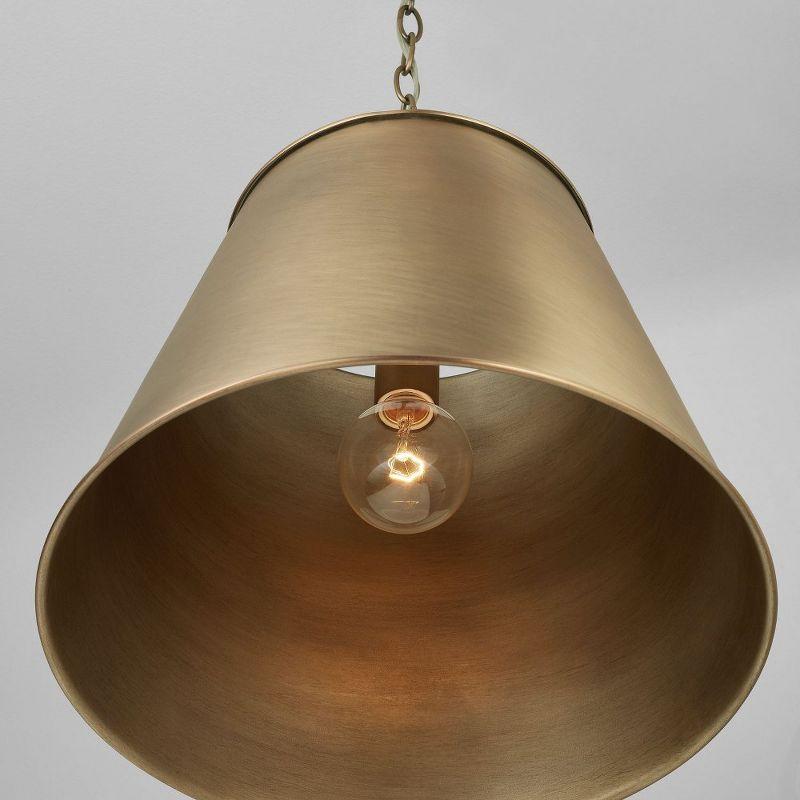 Independent 1 - Light Aged Brass Single Pendant