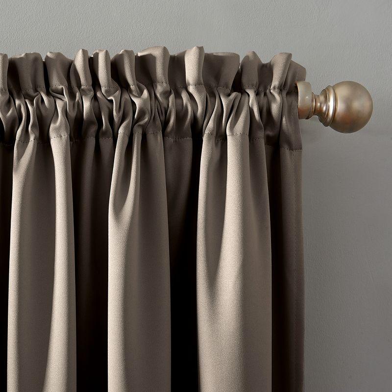 Sun Zero Sun Zero Oslo Theater Grade Extreme 100% Blackout Rod Pocket Curtain Panel