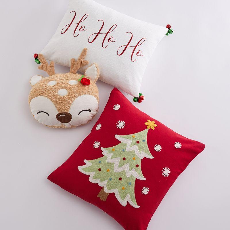 Comet & Cupid Holiday Decorative Pillow Red - Merry & Bright