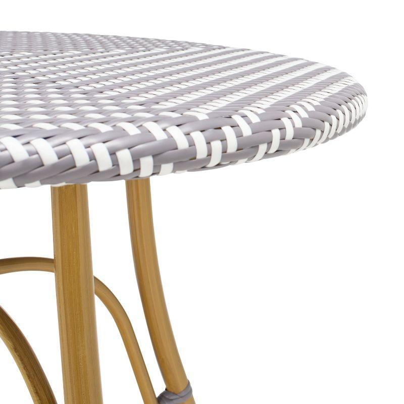 Kylie Rattan Bistro Table  - Safavieh