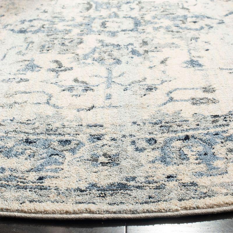 Charleston CHL411 Loomed Indoor Area Rug - Ivory/Navy - 8'x10' - Safavieh
