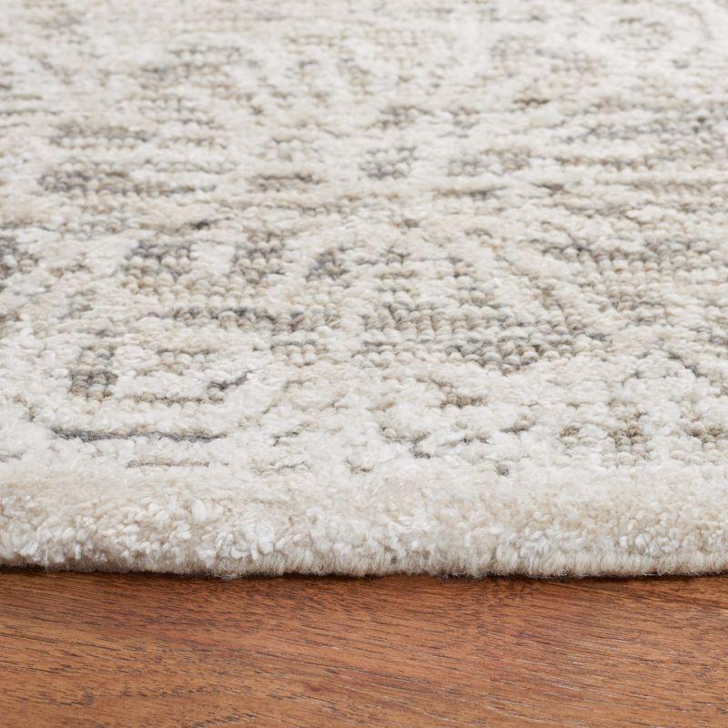 Charlton Home® Bateh Hand Tufted 60% Wool, 20% Bamboo Silk, 20% Cotton With Cotton Backing Floral Rug