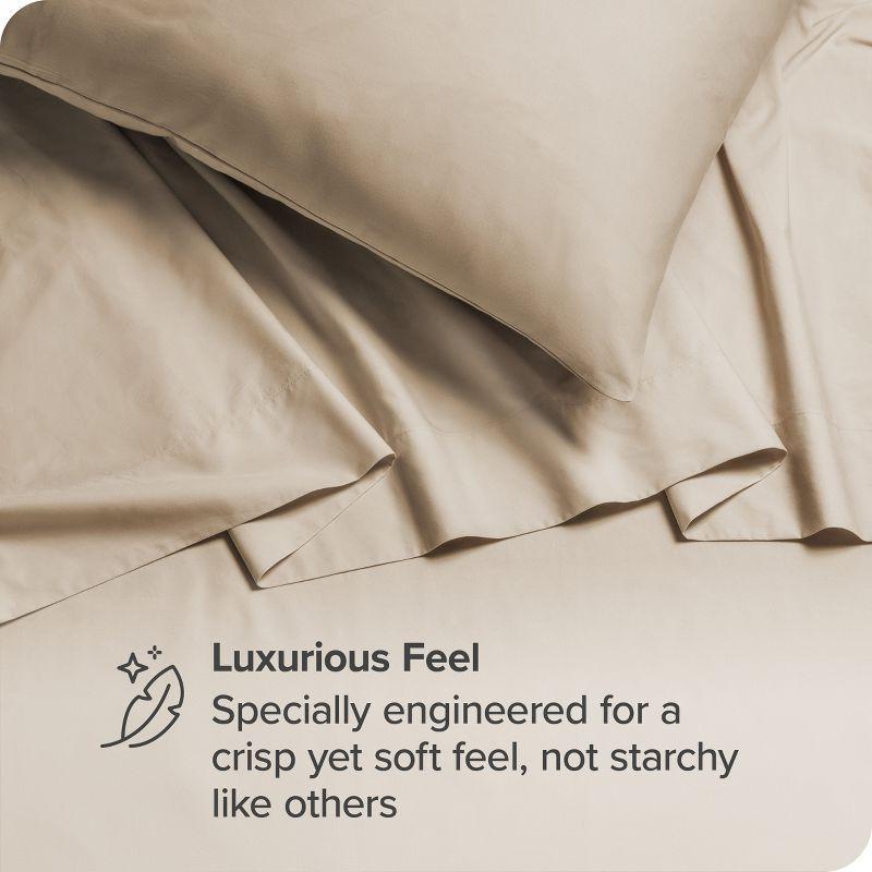 Bare Home 100% Cotton Percale Sheet Set