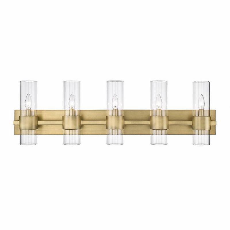 Z-Lite Lawson 5 - Light Vanity in  Rubbed Brass