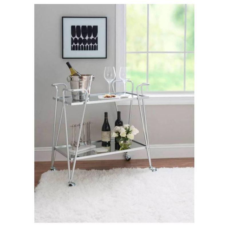 Mid-Century Modern Bar Cart - Linon