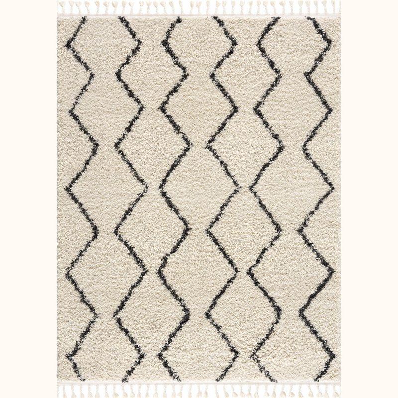 Hauteloom Rectangle Area Rug   Charcoal