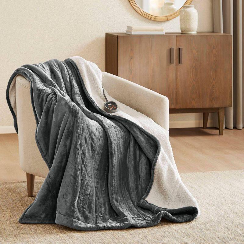 Woolrich Heated Plush to Berber Blanket
