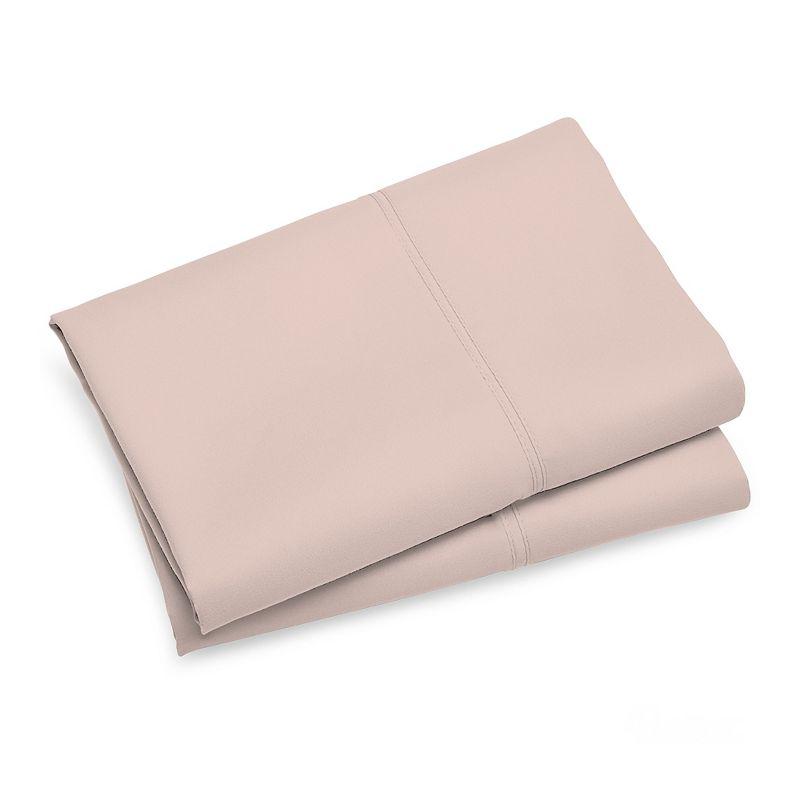 Blush Cotton Embroidered Standard Pillowcases