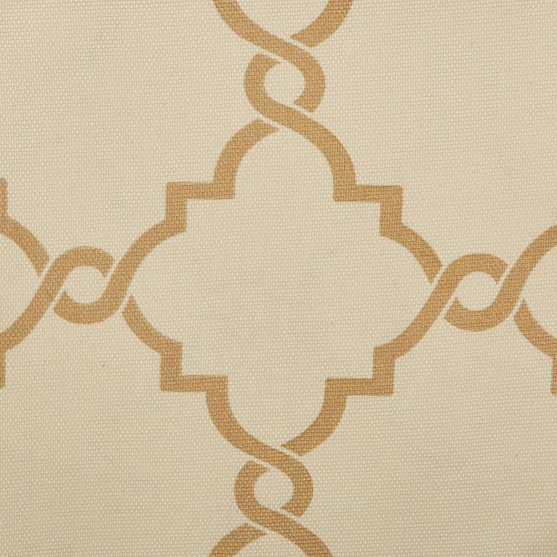 Madison Park Saratoga Fretwork Print Grommet Top Single Window Valance