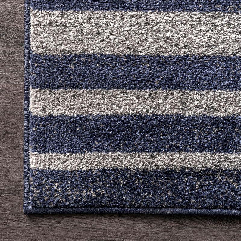 Nuloom Starfish Animal Print 5x8 Indoor Area Rug for Living Room Bedroom Dining Room Kitchen, Blue/Grey