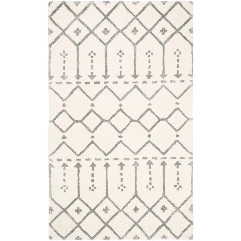 Himalaya HIM903 Handmade Accent Rug - 3'x5' - Ivory/Grey - Safavieh