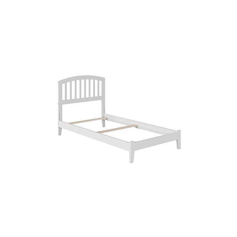 AFI Furnishings Richmond Twin Traditional Bed with Open Footboard and Turbo Charger in White