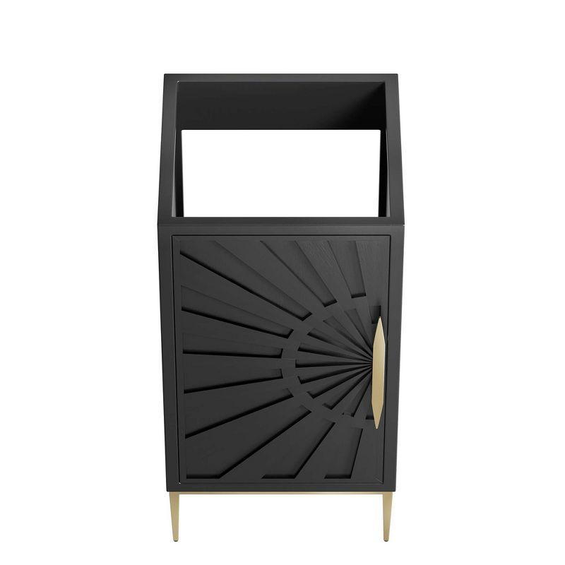 Modway Modway 16.5" Single Bathroom Vanity Base Only in Black