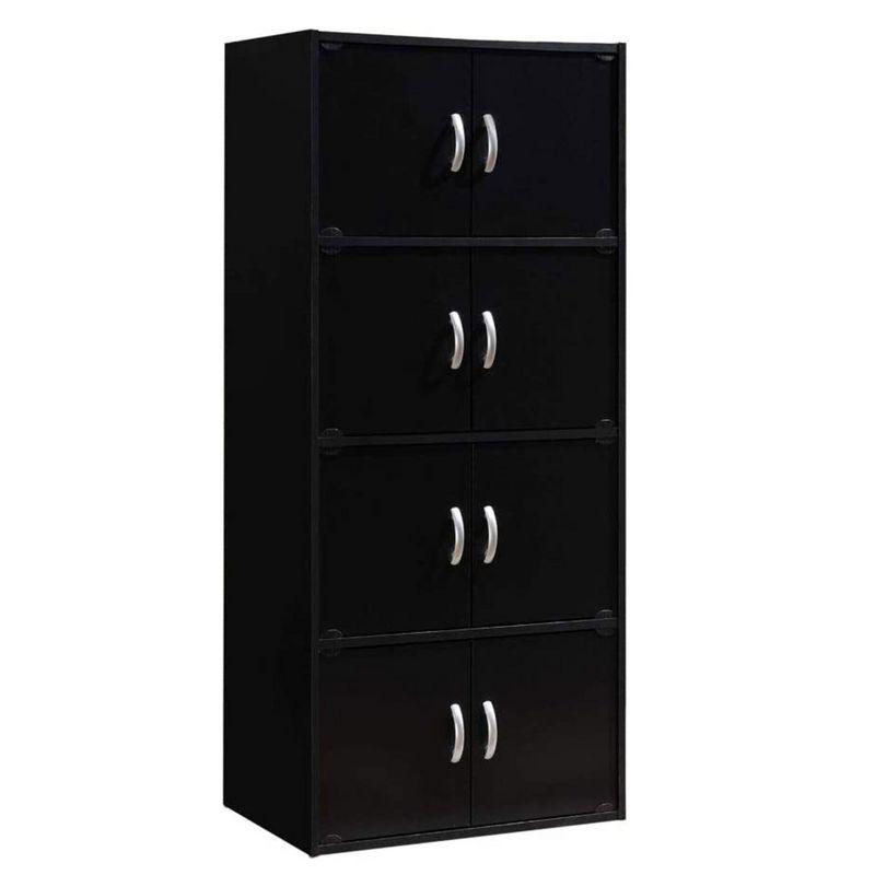 Black 57" Tall Multipurpose Office Storage Cabinet