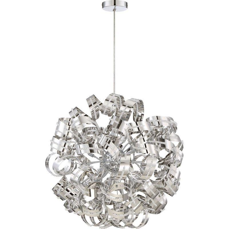 Quoizel Lighting Ribbons 12 - Light Pendant in  Polished Chrome