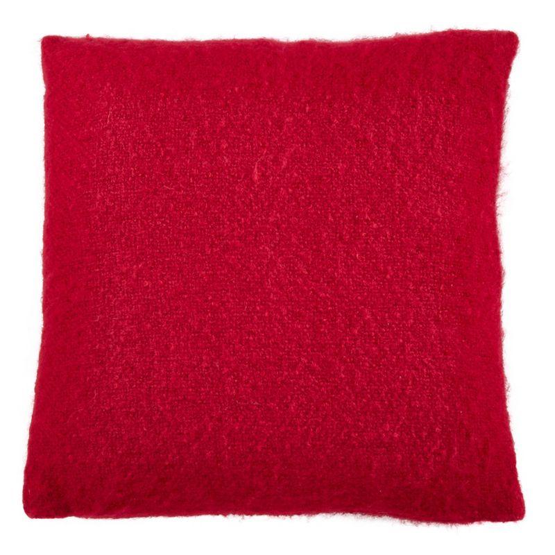 Saro Angora Collection Reversible Pillow Cover