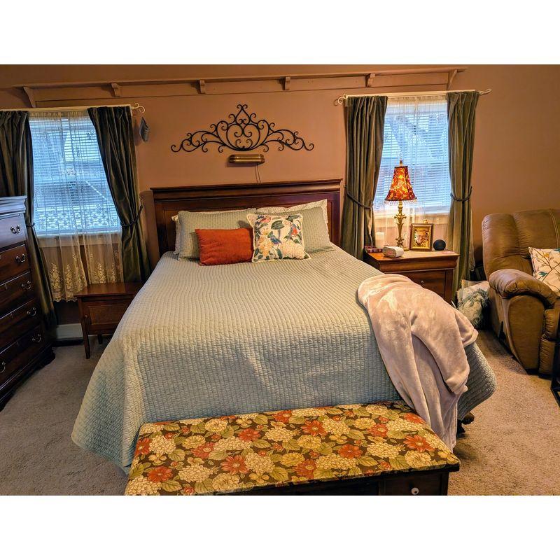 Cross Stitch Ochre Twin Quilt Set - Levtex Home