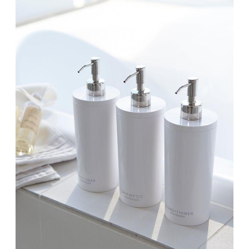 Tower Yamazaki Home Shampoo Dispenser, Contemporary Bottle Pump For Shower, Shampoo, 16.9 fluid oz.
