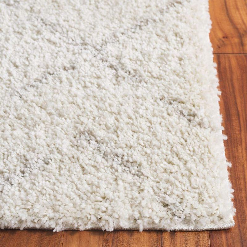 Arizona Shag ASG743 Power Loomed Indoor Area Rug - Ivory/Beige - 8'x10' - Safavieh