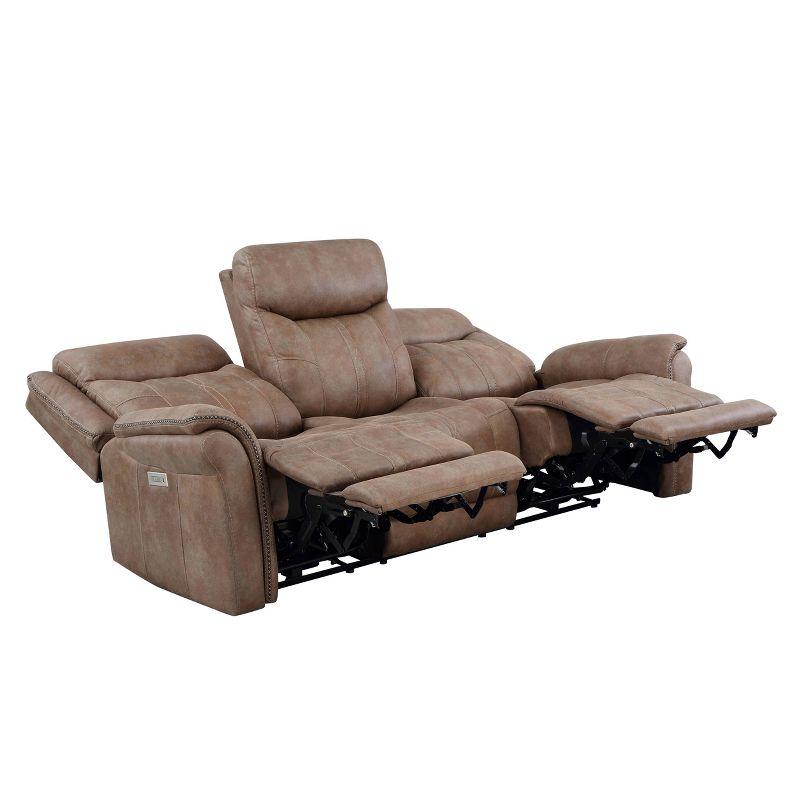 Morrison Power Recliner Sofa Camel - Steve Silver Co.